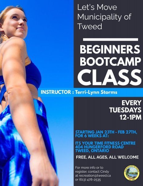 Lets Move Municipality of Tweed! - Beginners BootCamp