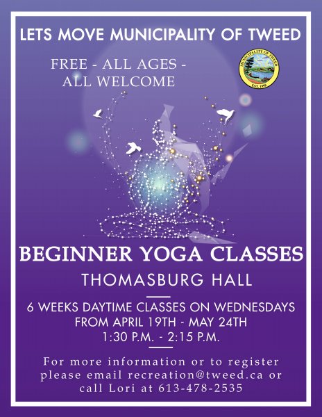 Lets Move Municipality of Tweed! - Beginner Yoga