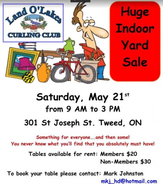 Land O'Lakes Curling Club - Huge Indoor Yard Sale