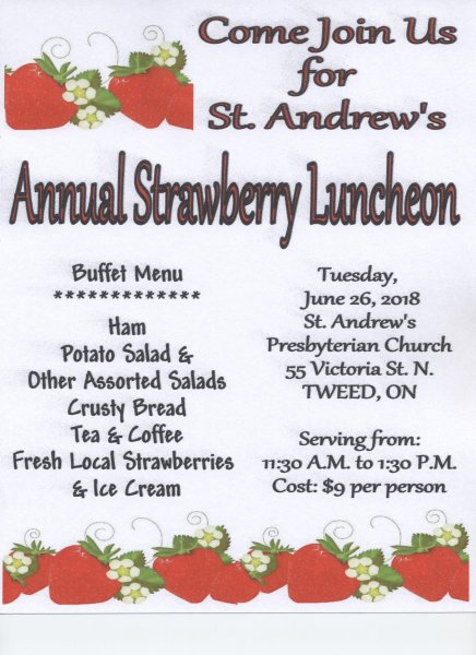 Annual Strawberry Luncheon