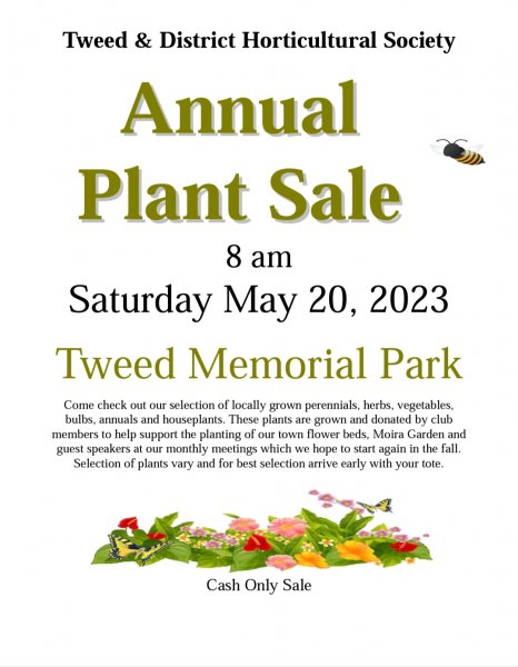 Tweed and District Horticultural Society Plant Sale