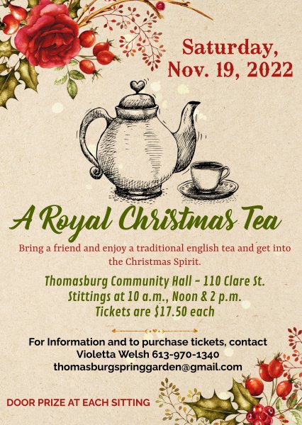A Royal Christmas Tea