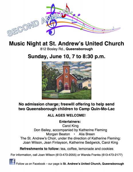 Musical Night to Send Kids to Camp