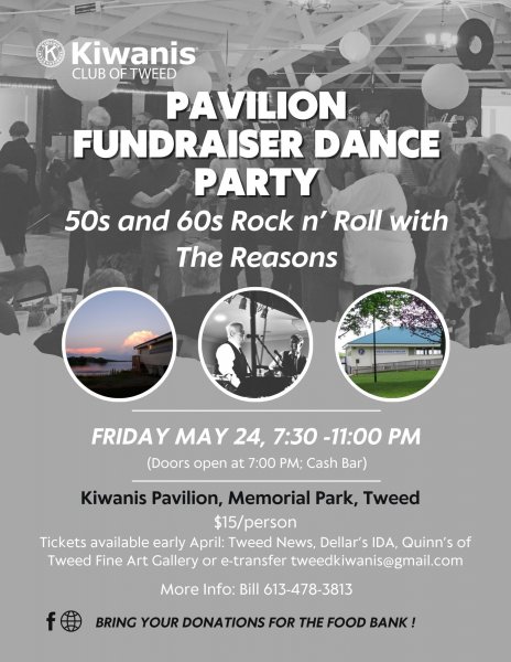 Rock N' Roll Dance Party with The Reasons at the Pavilion - Kiwanis Club of Tweed