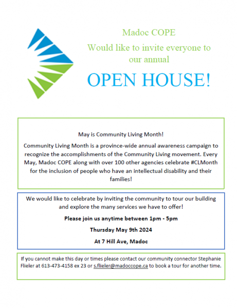 Madoc COPE Open House 