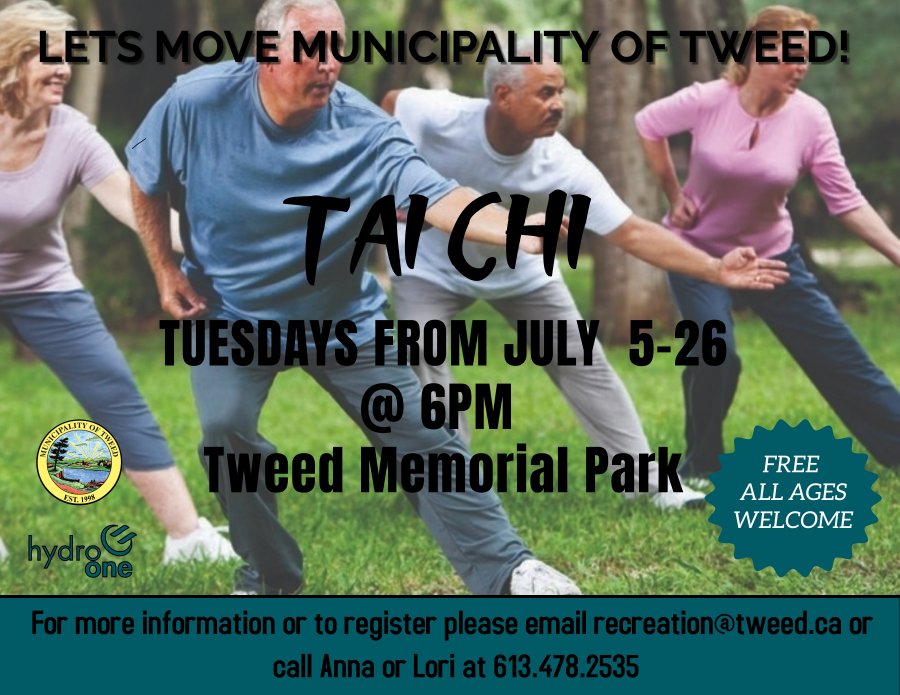 Lets Move Municipality of Tweed! - Tai Chi