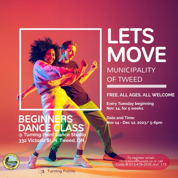 Lets Move Municipality of Tweed! - FREE Beginners Dance classes