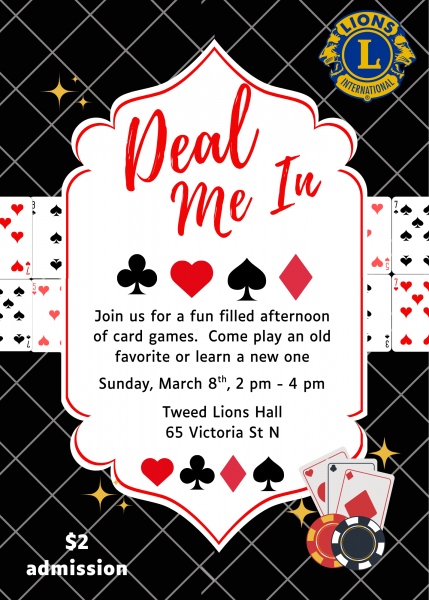 Deal Me In - afternoon of cards
