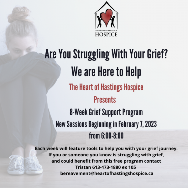 Heart of Hastings Hospice - 8 week Grief Support Program