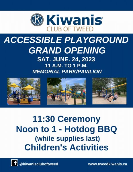 Grand Opening of the Kiwanis Accessible Playground