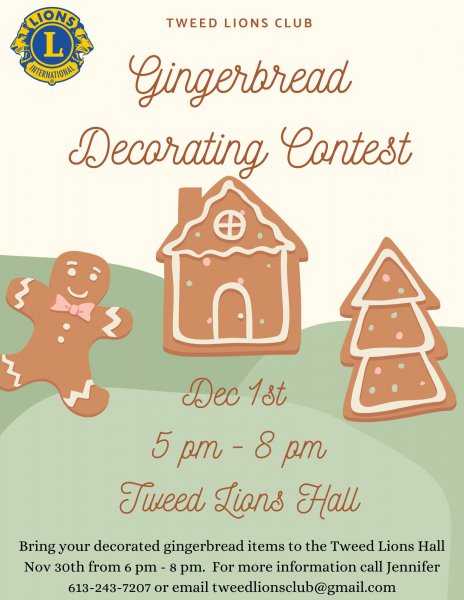 Gingerbread Decorating Contest