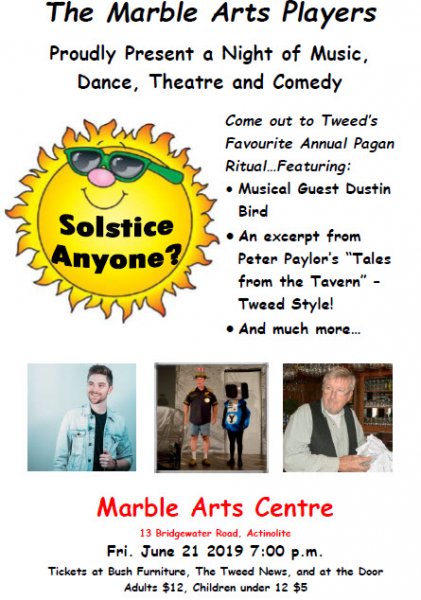 Solstice, Anyone? A Night of Music, Theatre and Comedy