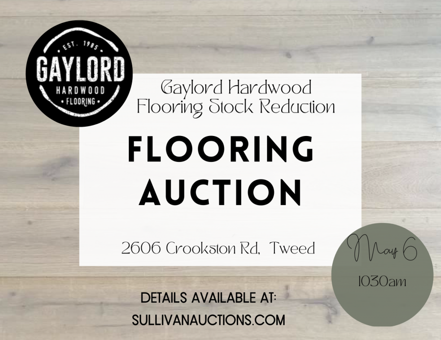 Gaylord Hardwood Flooring Auction