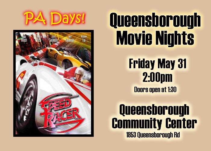 Queensborough Movie Nights: PA Day Movie: Speed Racer